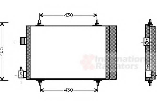 VAN WEZEL 09005173 Конденсатор, кондиционер