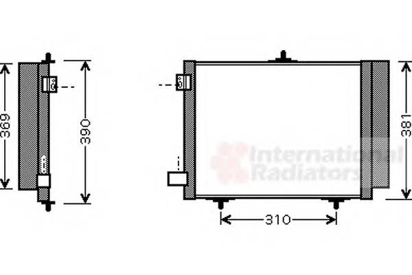 VAN WEZEL 09005205 Конденсатор, кондиционер