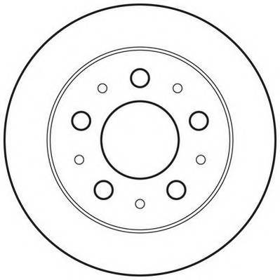 JURID 562753JC Тормозной диск