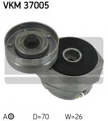 SKF VKM 37005 Натяжной ролик, поликлиновой