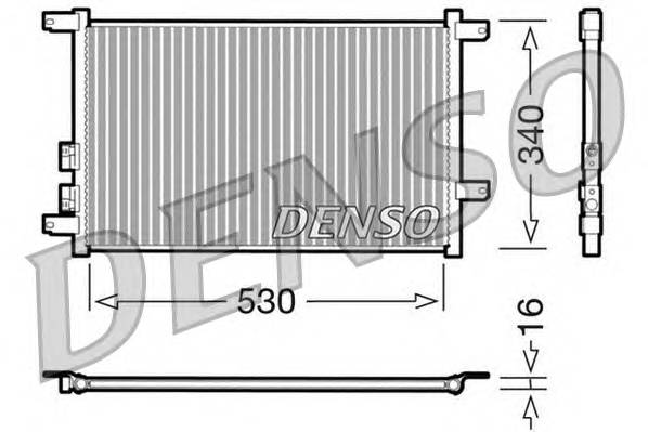 DENSO DCN01011 Конденсатор, кондиционер