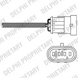 DELPHI ES20277-12B1 Лямбда-зонд