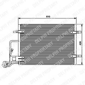 DELPHI TSP0225453 Конденсатор, кондиционер