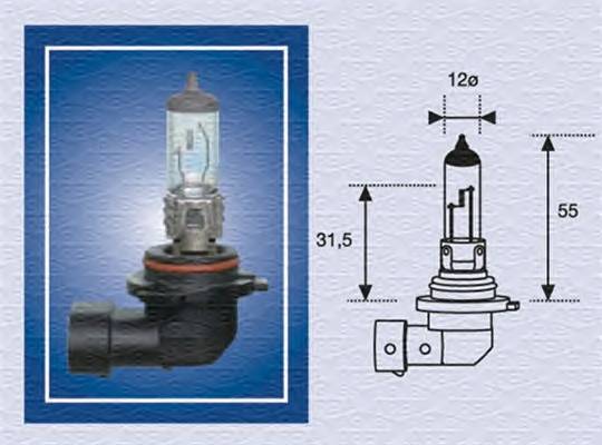 MAGNETI MARELLI 002577300000 Лампа накаливания, фара