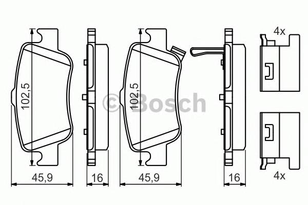 BOSCH 0986494651 запчасть