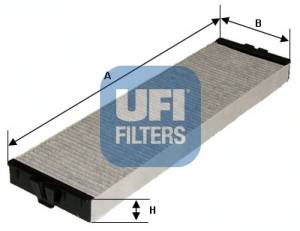 UFI 54.151.00 Фільтр, повітря у