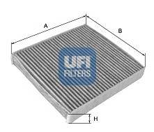 UFI 54.198.00 Фільтр, повітря у