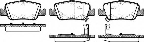 ROADHOUSE 21356.02 Комплект гальмівних колодок,