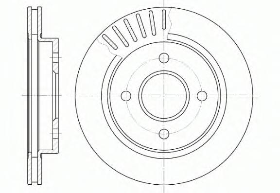 REMSA 6160.10 Гальмівний диск