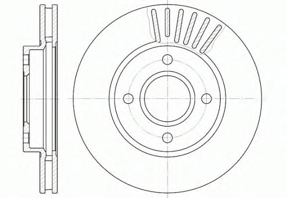 REMSA 6211.10 Тормозной диск