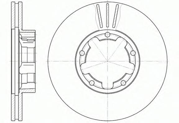 REMSA 6234.11 Тормозной диск