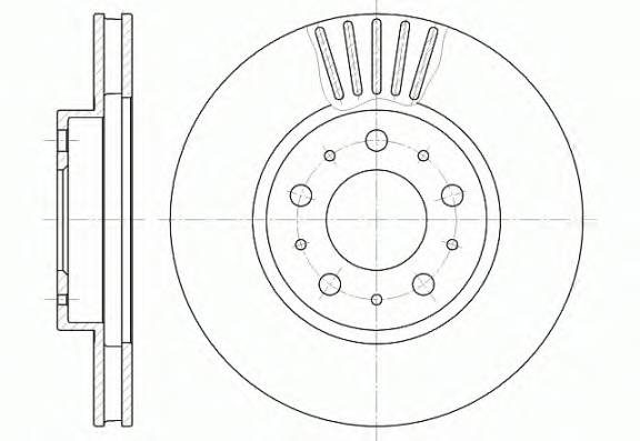 REMSA 6410.10 Тормозной диск