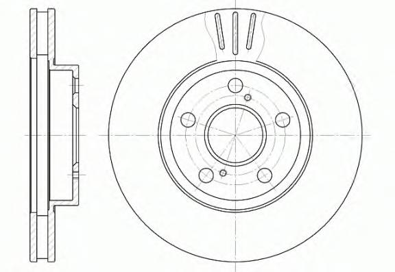 REMSA 6540.10 Тормозной диск