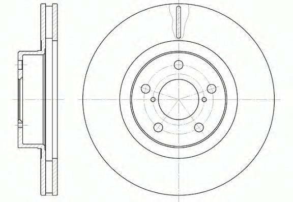 REMSA 6715.10 Тормозной диск