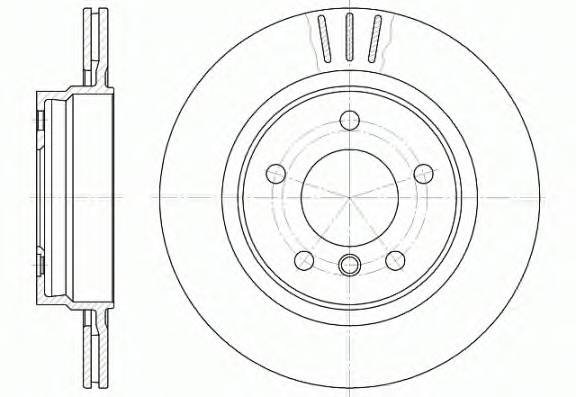 REMSA 6722.10 Гальмівний диск