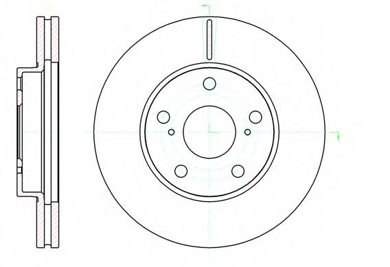 REMSA 61043.10 Тормозной диск