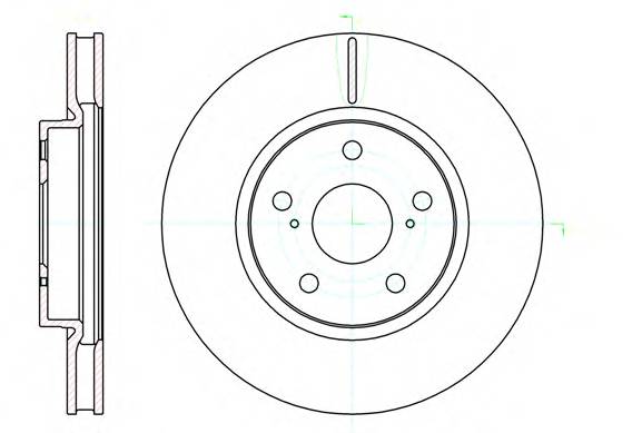 REMSA 61076.10 Гальмівний диск