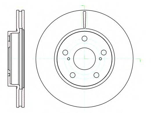 REMSA 61122.10 Гальмівний диск