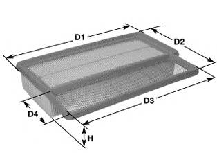 CLEAN FILTERS MA3159 Воздушный фильтр