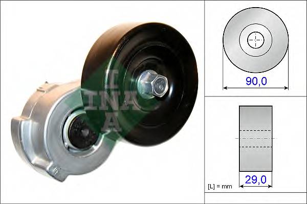 INA 534 0421 10 Натяжная планка, поликлиновой