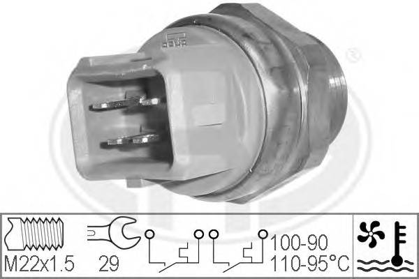 ERA 330211 Термовыключатель, вентилятор радиатора