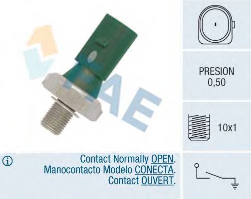 FAE 12881 Датчик тиску масла