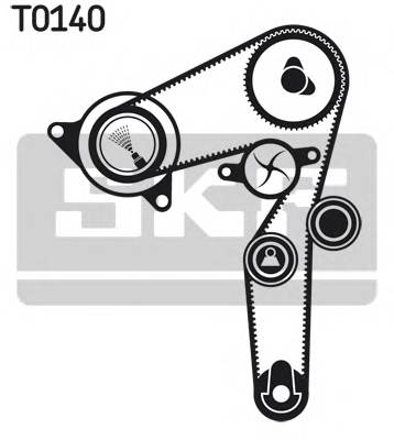 SKF VKMA 02176 Комплект ременя ГРМ