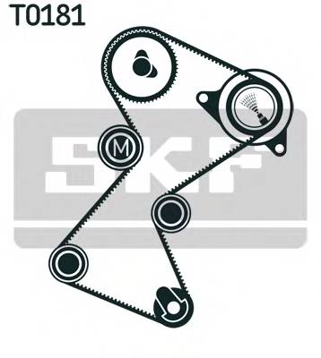 SKF VKMA 06117 Комплект ремня ГРМ