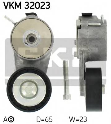 SKF VKM 32023 Натяжной ролик, поликлиновой