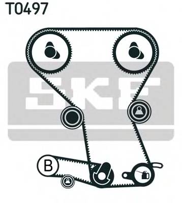 SKF VKMA 95023 Комплект ремня ГРМ