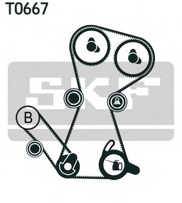 SKF VKMA 95649 Комплект ремня ГРМ