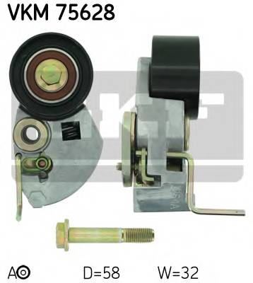 SKF VKM 75628 Натяжной ролик, ремень