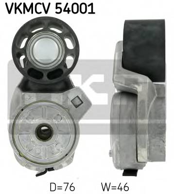 SKF VKMCV 54001 Натяжной ролик, поликлиновой