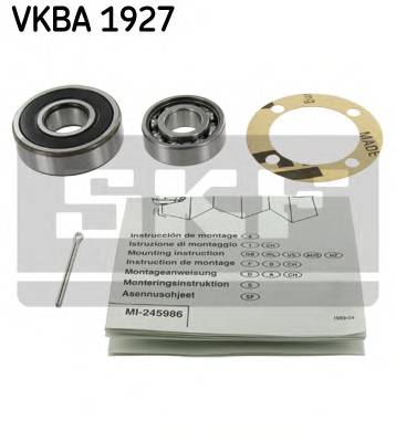 SKF VKBA 1927 Комплект підшипника маточини