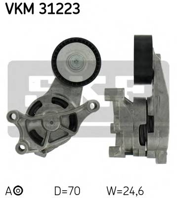 SKF VKM 31223 Натяжной ролик, поликлиновой