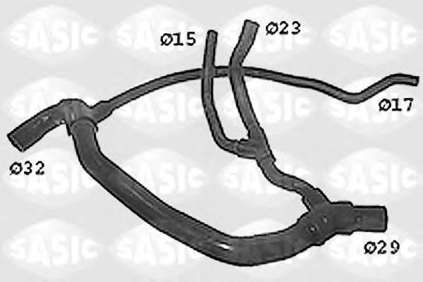 SASIC SWH4193 Шланг радиатора