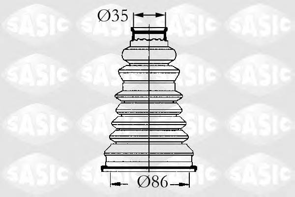 SASIC 4003432 Комплект пылника, приводной