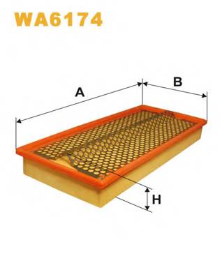 WIX FILTERS WA6174 Воздушный фильтр