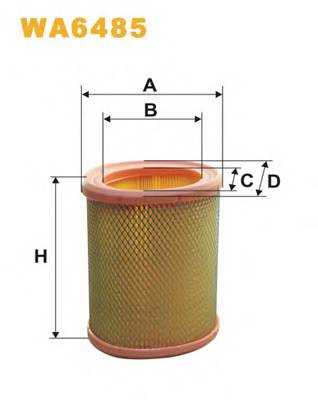 WIX FILTERS WA6485 Повітряний фільтр