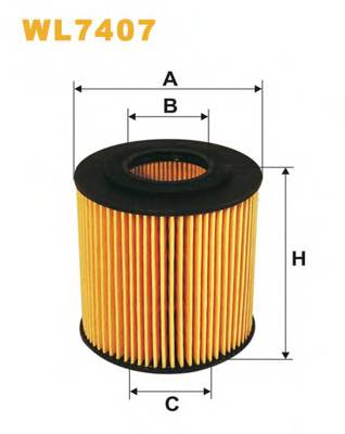 WIX FILTERS WL7407 Масляный фильтр