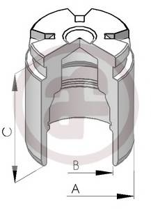 AUTOFREN SEINSA D02578 Поршень, корпус скоби