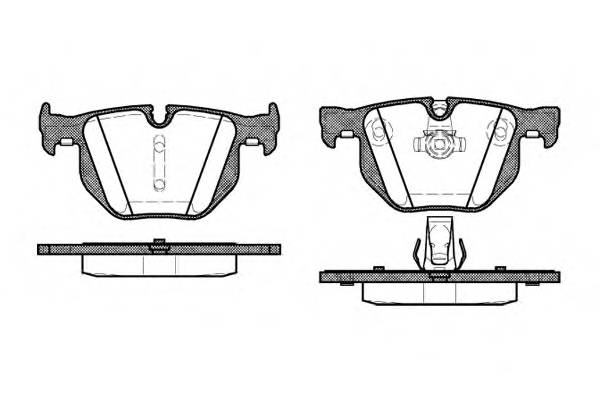 WOKING P2813.60 Комплект гальмівних колодок,