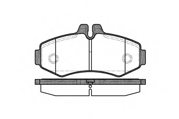 WOKING P6013.00 Комплект тормозных колодок,