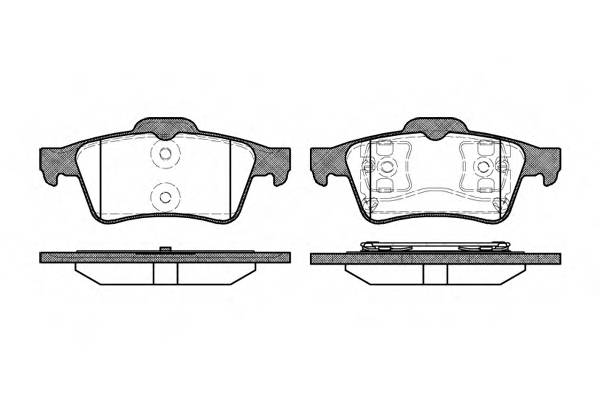 WOKING P9423.00 Комплект гальмівних колодок,