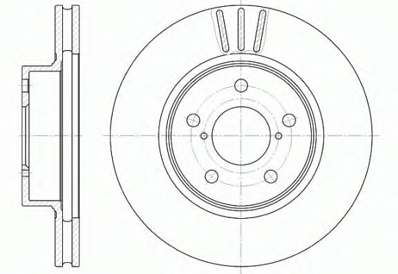 REMSA 6397.10 Тормозной диск