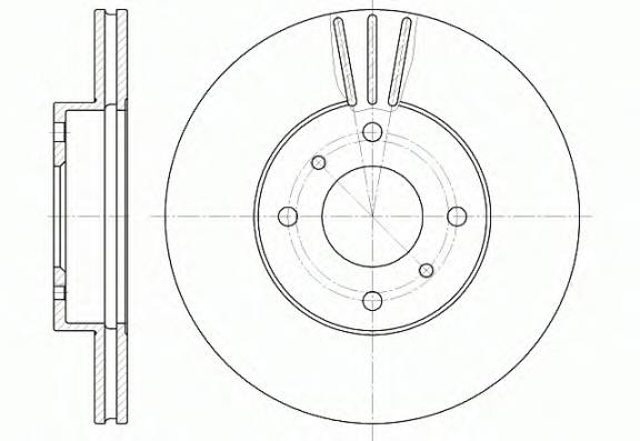 REMSA 6610.10 Тормозной диск