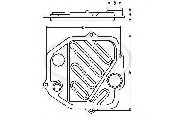 SCT Germany SG 1058 Комплект гидрофильтров, автоматическая