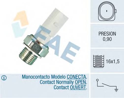 FAE 12860 Датчик давления масла