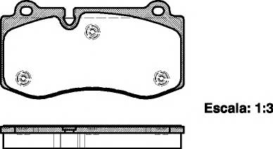 WOKING P13023.00 Комплект тормозных колодок,