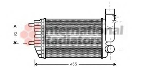 VAN WEZEL 40004183 Інтеркулер